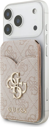 Guess MagSafe Suport Carduri 4g Mirror în culoarea Roz
