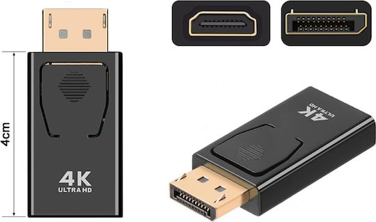 Konverter DisplayPort männlich zu HDMI weiblich 1Stück