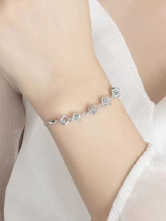 Damen Armband aus Silber mit Zirkon