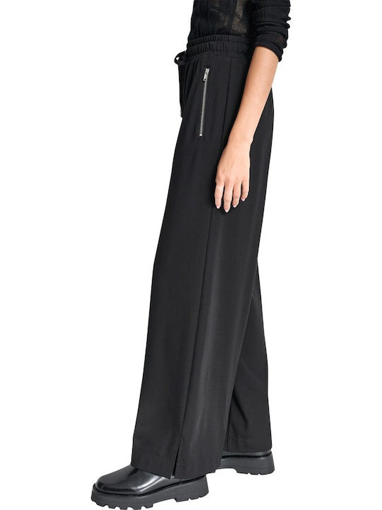 Women's Fabric Trousers Black