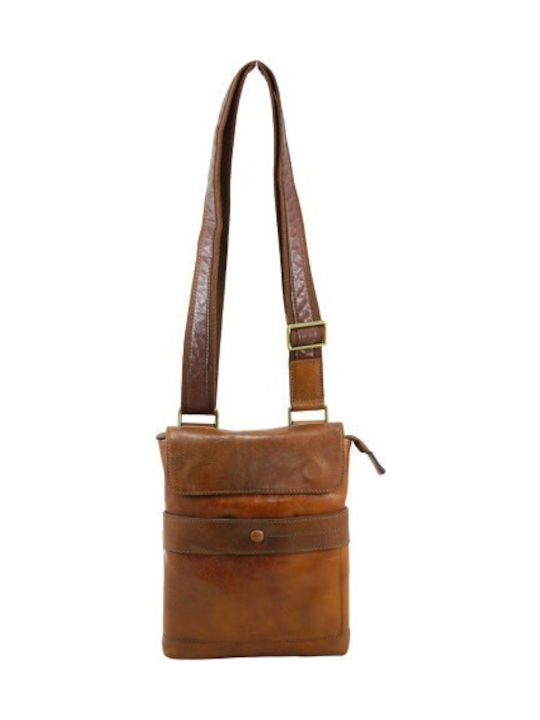 Piele Geantă pentru bărbați De umăr / tip crossbody Tabac maro