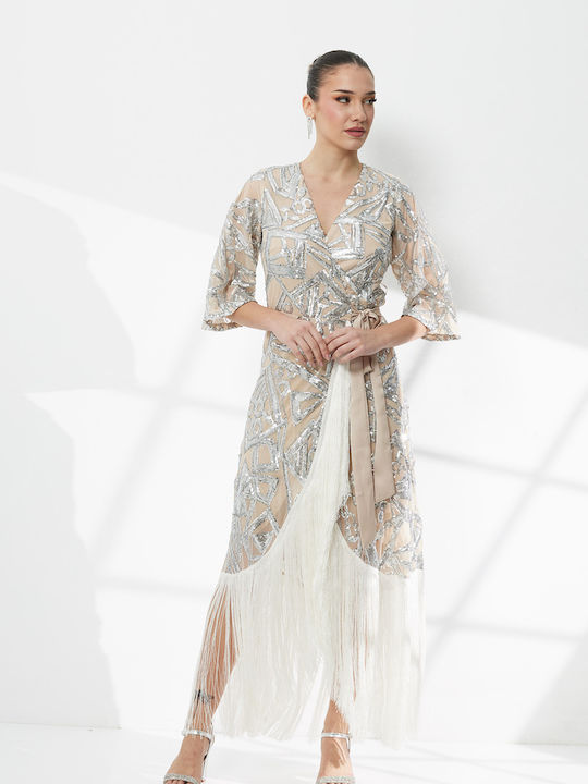 Rochie Maxi de Seară Roz