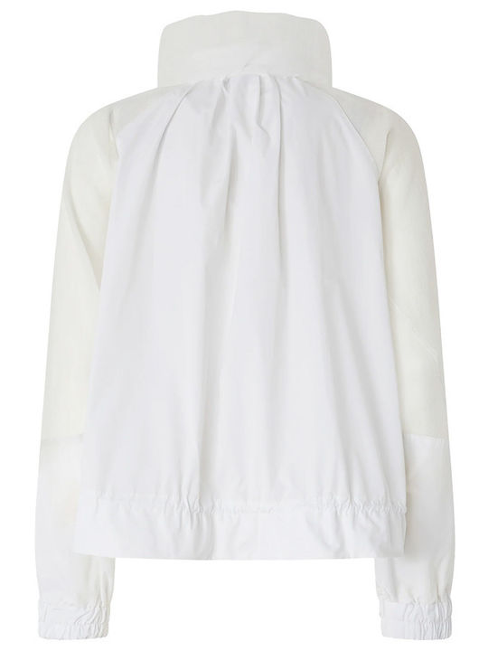 Women's Short Lifestyle Jacket for Winter White