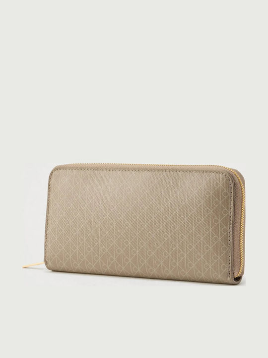Large Leather Women's Wallet Cards Brown