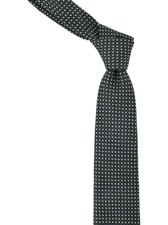 Makis Tselios Fashion Ανδρική Γραβάτα σε Μαύρο Χρώμα