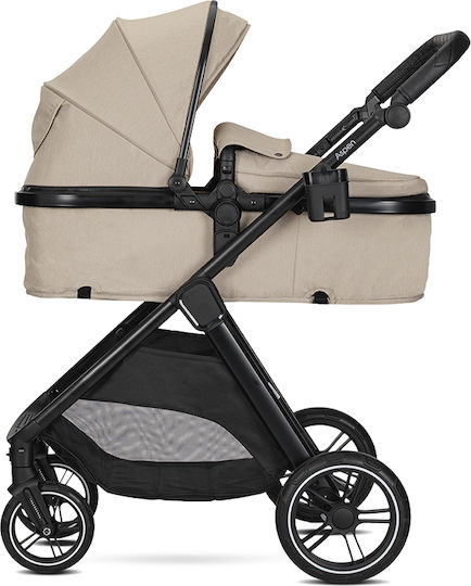 Lorelli Aspen Adjustable 3 in 1 Baby Stroller Suitable for Newborn Cappuccino
