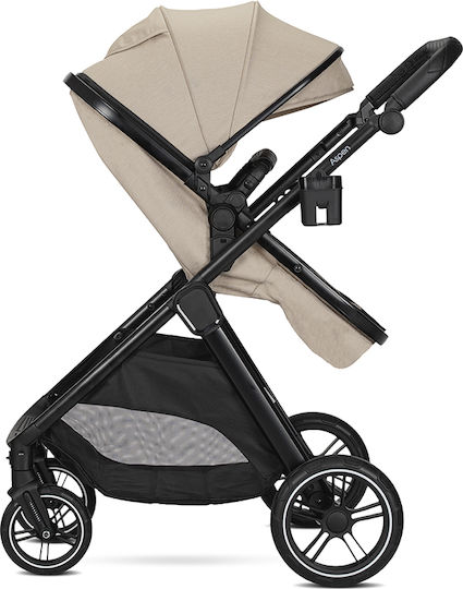 Lorelli Aspen Adjustable 3 in 1 Baby Stroller Suitable for Newborn Cappuccino
