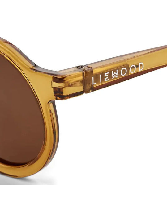 Liewood Darla Στρογγυλά Παιδικά Γυαλιά Ηλίου με Polarized Φακό Κίτρινα