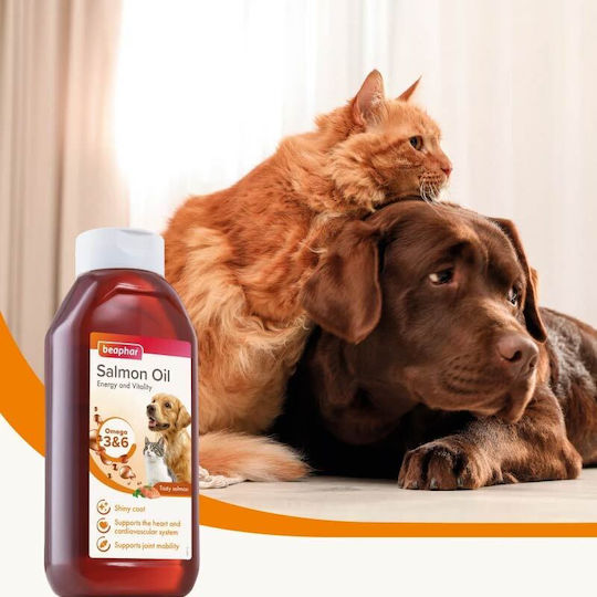 Beaphar Salmon Oil for Dogs and Cats 430ml for General Health