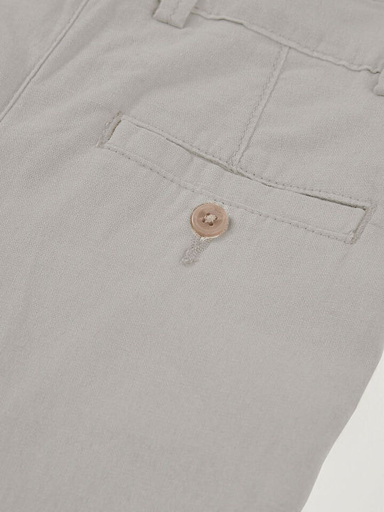 Kids Trousers Chino Linen Stone