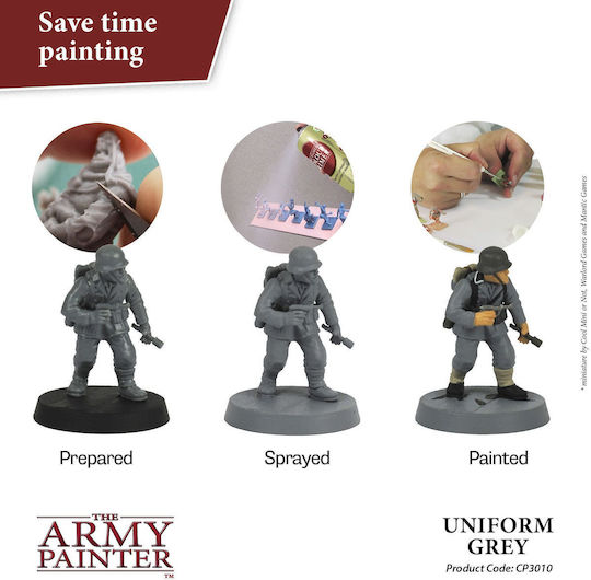 The Army Painter Colour Primer Χρώμα Μοντελισμού σε Spray Uniform Grey 400ml