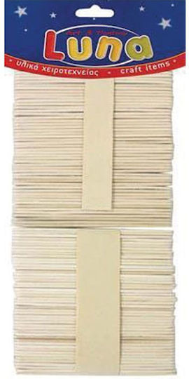 Craft Sticks Littlies Colored 114mm 100 Pieces