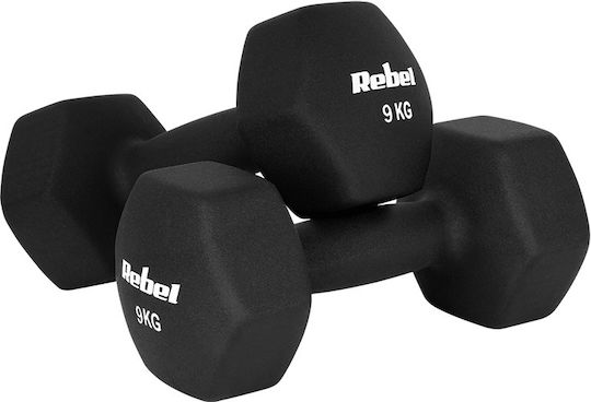 Rebel Active Βαράκι Εξάγωνο από Νεοπρένιο 1 x 9kg