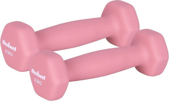 Rebel Hexagon Dumbbell Neoprene 1 x 0.5kg