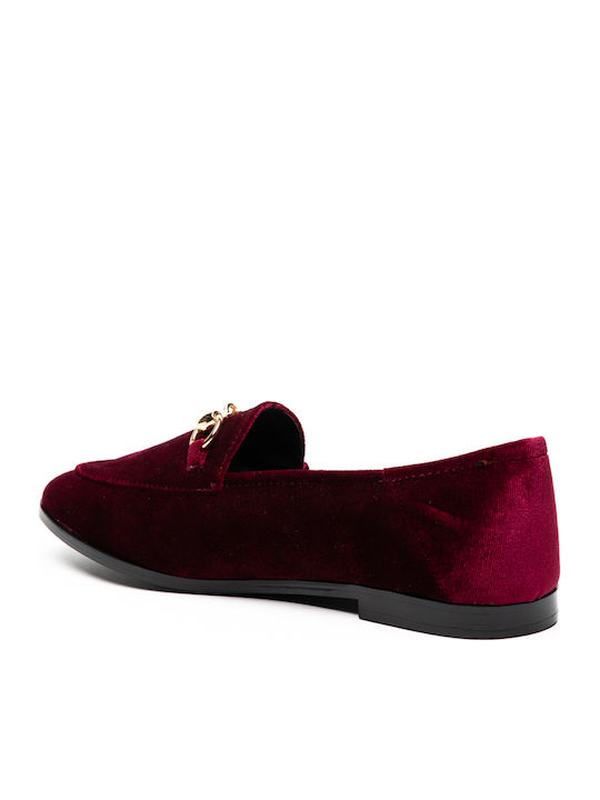 Γυναικεία Loafers σε Μπορντό Χρώμα