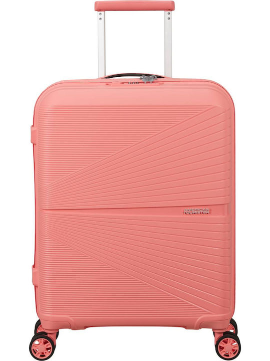 American Tourister Airconic Cabin Hard Travel Suitcase Solar Pink with 4 Wheels