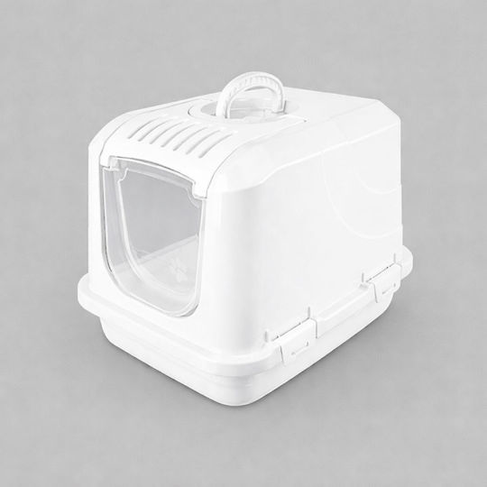 Cat Toilet Closed White L50 x W37 x H38.5cm