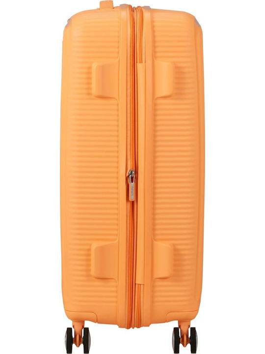 American Tourister Soundbox Valiză De Călătorie Medie Dură Papaya Pop Cu 4 Roți
