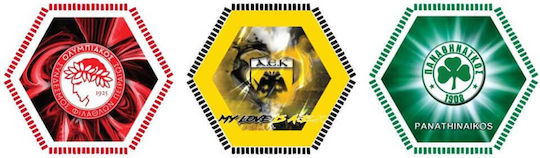 Hexagon Kite Hârtie cu Coada 100x100cm (Diverse modele/culori)