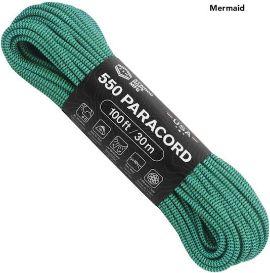 Atwood Rope Mfg Rope Diameter 4mm with Length 30m Red Rope Paracord 550 30m Blood Moon