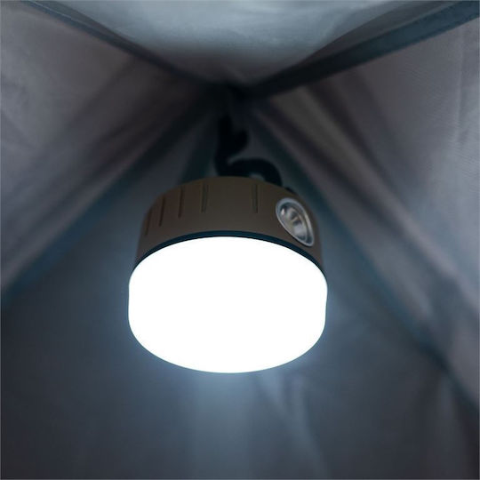 Nils Camp Led Rechargeable Light Bulb for Camping Waterproof with Flashlight 500 Lumen