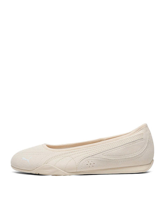 Damen Ballerinas Sneaker-Stil Weiße