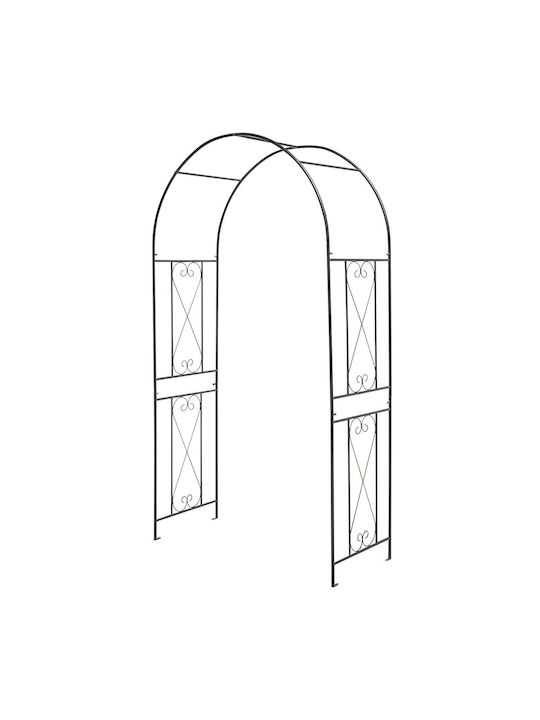 Garden Arch from Metallic in Black Colour 120x56x220cm