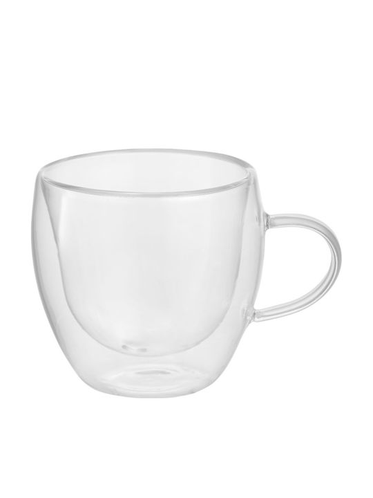 Ankor Glass Coffee Cup Brown 80ml