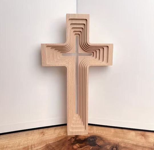 Cruce Din Lemn – 25 Cm