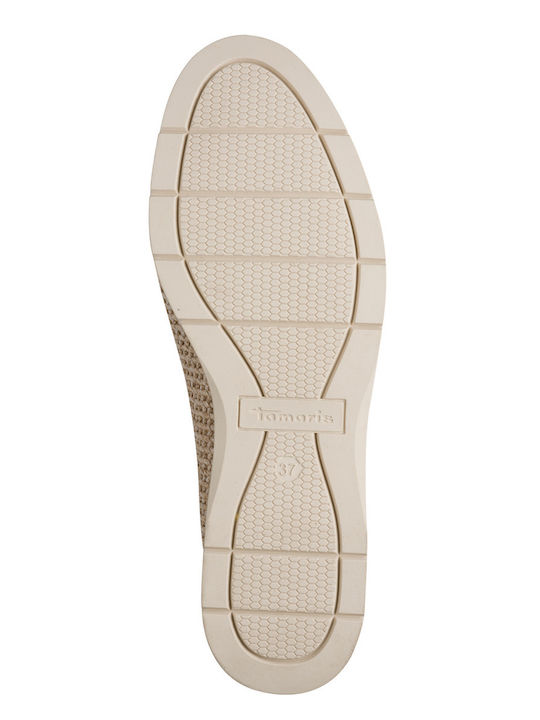 Loafers Dama Din Piele Bej
