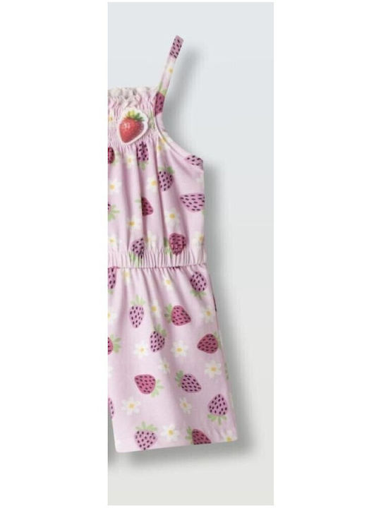 Kids' Fabric Jumpsuit Shorts/Bermudas Pink