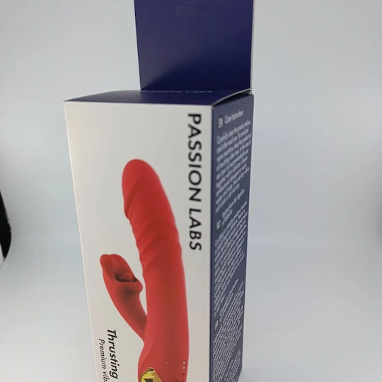 Δονητής Rabbit 24.6cm Κόκκινος
