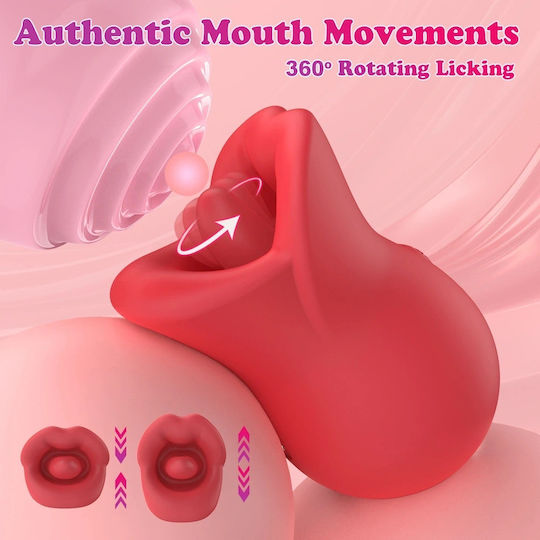 Lips 3 In 1 Mini Δονητής G-Spot 9cm Κόκκινος