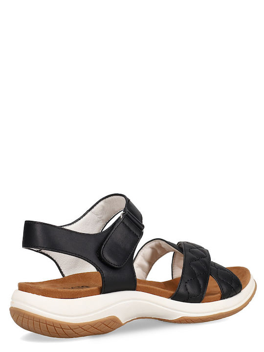 Дамски Анатомични Сандали Flatforms Черни