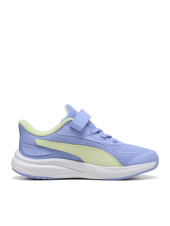 PUMA Skyrocket 2 Ac+ Inf Kinder Sportschuhe Lila mit Bügel- und Schleifenverschluss PUMA Skyrocket 2 Ac+ Inf Kinder Sportschuhe Lila mit Bügel- und Schleifenverschluss