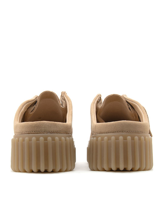 Torhill Suede Mules με Ψηλό Τακούνι σε Ροζ Χρώμα