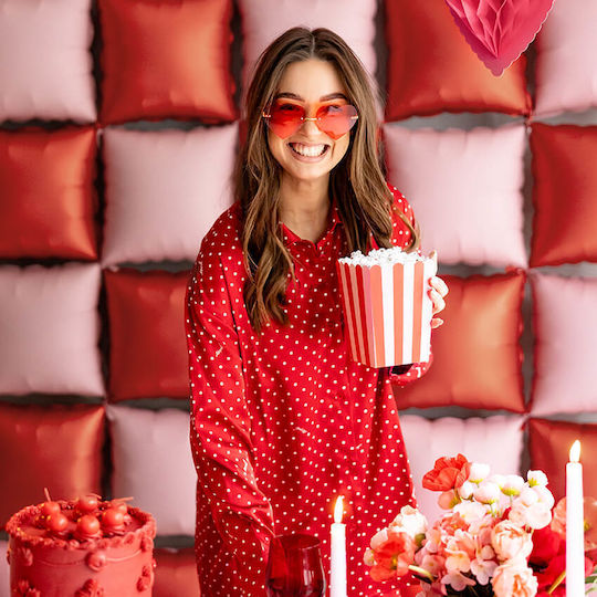 Heart-shaped Glasses Red
