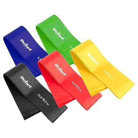 Rebel Mini Resistance Bands Set 5pcs Multicolour 0.3m