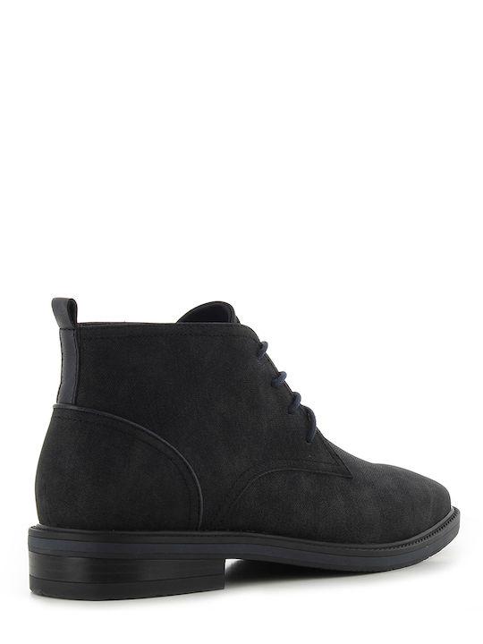 Suede Black Men's Boots