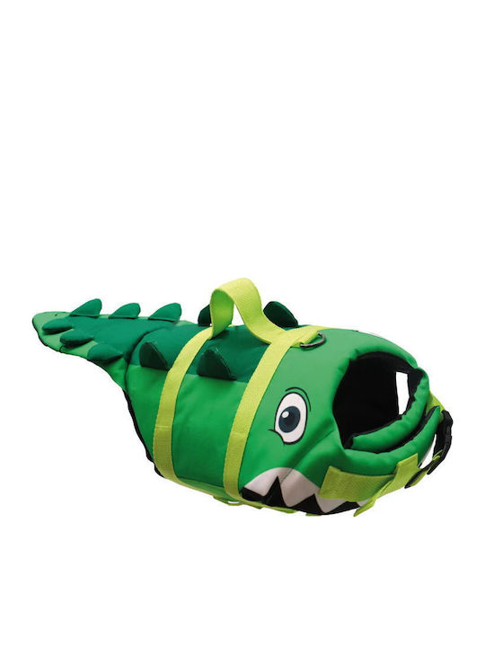 Crocodile Dog Life Jacket Green 35x40cm A71-C7574869