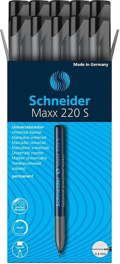 Schneider Ανεξίτηλοι Μαρκαδόροι Διάφανοι 0.4mm Σετ 10τμχ
