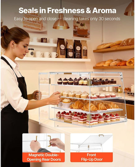 Vevor Food Display Cabinet MBZSJYKLTX3CN119G001V0