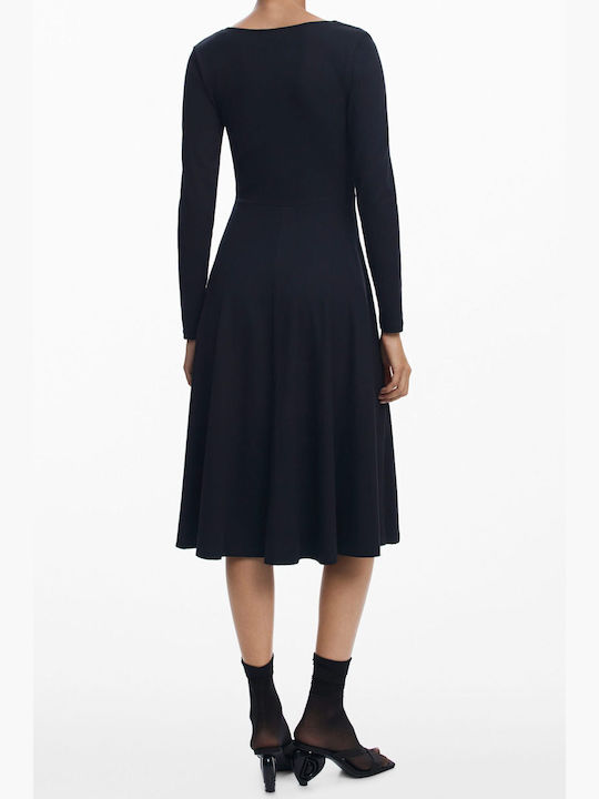 Dress Midi Φόρεμα Black