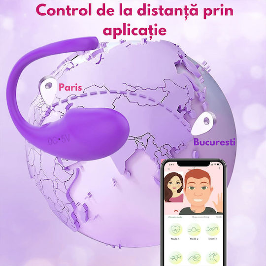 Vibrator G-Punkt mit Fernbedienung 20cm Lila