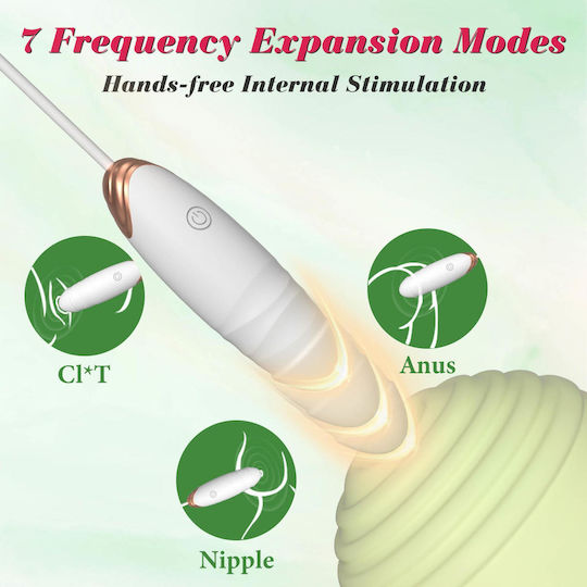 Love Vibrator Egg with Remote Control White