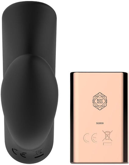 Rosy Gold Vibrator Δονητής με Απομακρυσμένο Έλεγχο Μαύρος