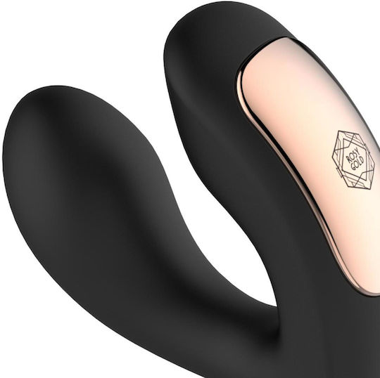 Rosy Gold Vibrator Δονητής με Απομακρυσμένο Έλεγχο Μαύρος