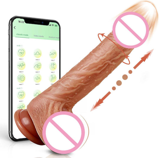 Lovesecret Realistic Vibrator cu Telecomandă 21.5cm Flesh