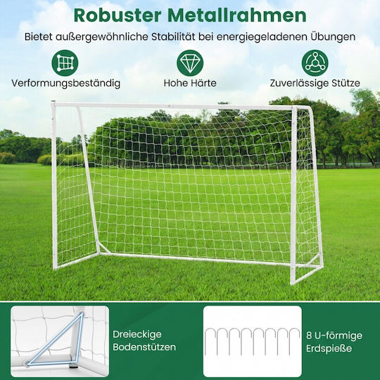 Costway Fußballtor 300x204x204cm