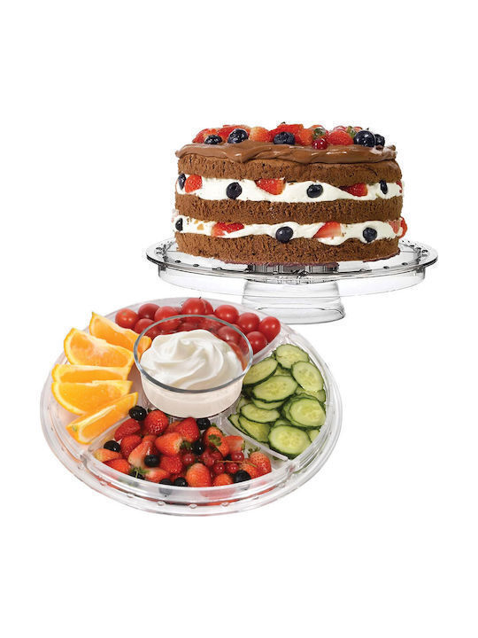 Max Home Tortieră Sticlă cu Capac Transparent 30.5x20.9buc